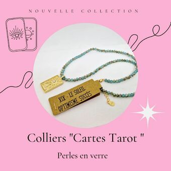 📣 Nouveauté en collier simple: Perles en verre, pendentifs "Cartes Tarot" dispo en boutique ⬇️⬇️
@aupetitbonheurlachance_fuveau

Trouvez celui qui vous correspond 😁

☀️ XIX - Le soleil 
✨️ optimisme, succès 

⚖️ XI - La justice 
✨️ Honnêteté, vérité 

🌕 XVIII - La lune
✨️ Rêve, Intuition 

❤️ VI - Les Amoureux 
✨️ Amour, Entente 

 🌏 XXI - Le Monde
✨️ Accomplissement 

Alex B, créatrice Black'byss

Créations Artisanales fait-main Fabriquées en Provence à Fuveau 😉🙃 🎉 Vive l'artisanat 🎉

#blackbysscreations #lithotherapie #madeinfuveau #fuveau #aixmaville #bijouxfaitmain #bijouxhandemade #faitmain #madeinprovence  #bijouxcreateur #createurlocaux #madeinsud #artisanatfrancais #provence
#fallow #fallowme #instamood
